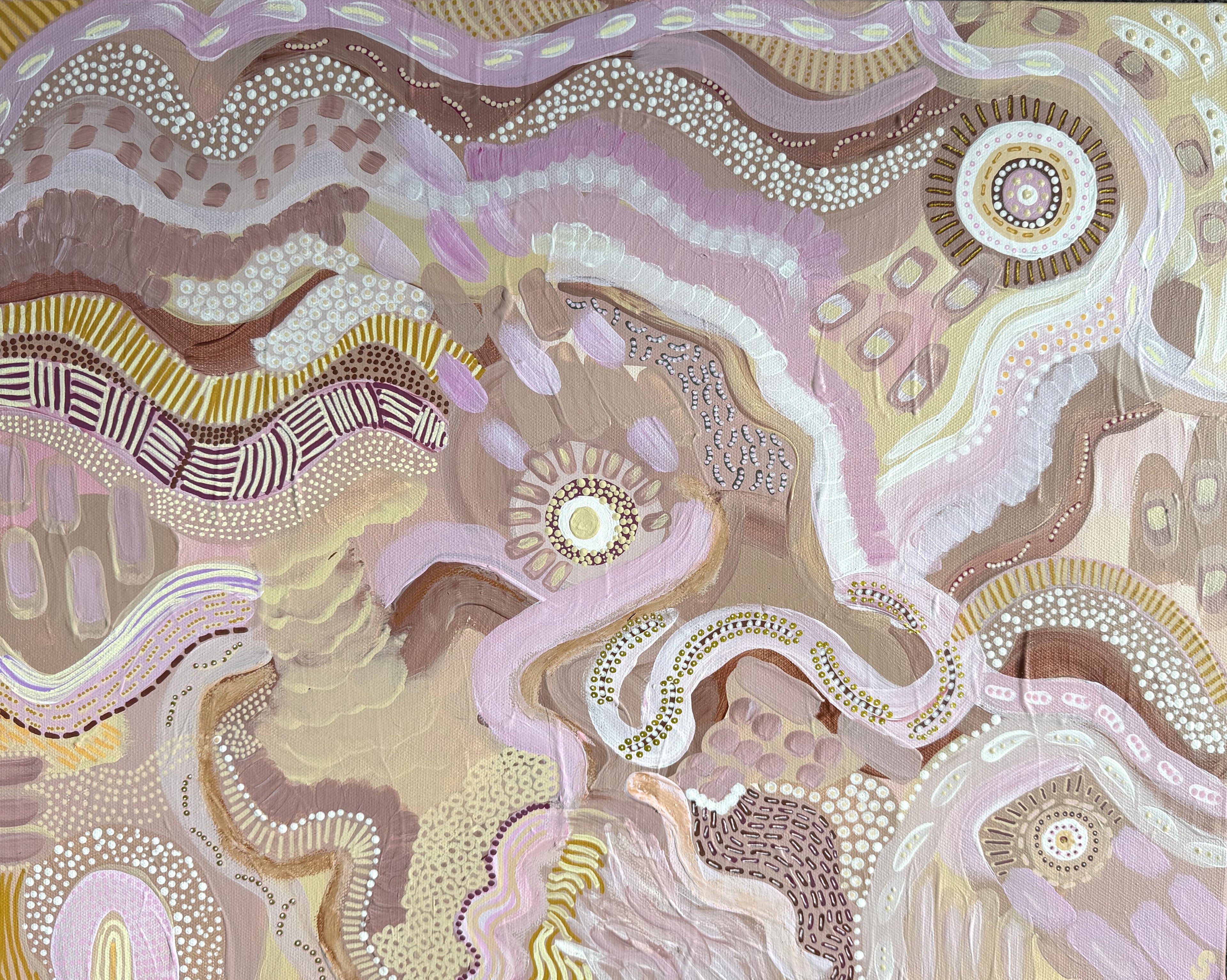 Through the Waves - Original Painting